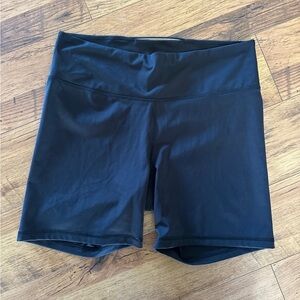 Old Navy PowerSoft Extra High Rise Black Bike Shorts
